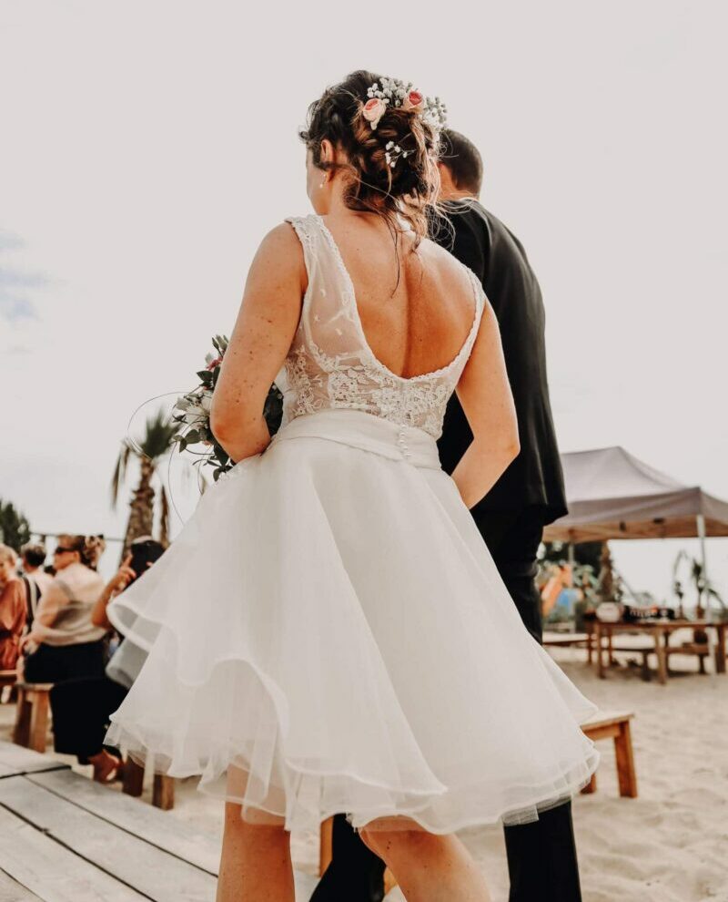 Robe de mariée courte - Vanessa Lauriola